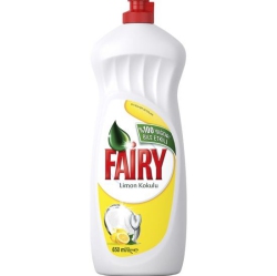 FAIRY , Lemon Scented Liquid Dish Detergent 650 Ml In White