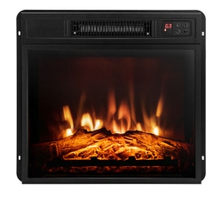 SLICKBLUE Electric Fireplace Insert With Adjustable Led Flame And Remote Control