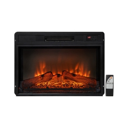 SLICKBLUE Recessed Electric Fireplace Insert With Led Flame And Adjustable Brightness