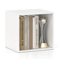 SLICKBLUE Freestanding Cube Storage Organizer – Wooden Stackable Open Shelf Unit