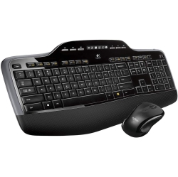 LOGITECH Refurbished (Good) - Mk735 Wireless Keyboard And Mouse Combo, Full-Size Keyboard With Numpad, Hyperfast Scrolling Mouse (920-008666)