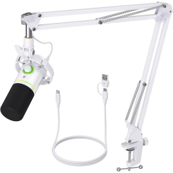 GENERIC Maono Xlr/USB Dynamic Microphone Kit, RGB Podcast Mic \w Software, Mute, Gain Knob, Volume Control, Boom Arm for Streaming, Gaming