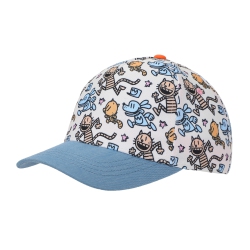 BIOWORLD Dog Man All-Over Character Print Youth Traditional Adjustable Hat In White