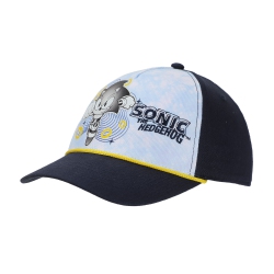 BIOWORLD Sonic The Hedgehog Rings Youth Navy Traditional Adjustable Hat In Gold