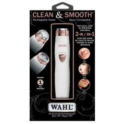 WAHL Clean & Smooth 2-In-1 Rechargeable Shaver #3229