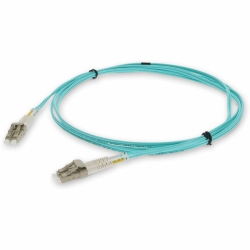 ADDON 0.5M Laser-Optimized Multi-Mode Fiber (Lomm) Duplex Lc/lc Om3 Aqua Patch Cable (Add-Lc-Lc-0.5M5Om3)