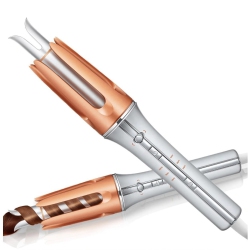 MYACUC 32 Automatic Curling Iron, 3 Temperature Levels, Fast Heating, Two-Way Rotation, Anti-Scalding, Automatic Power Off, Suitable for Long Hair