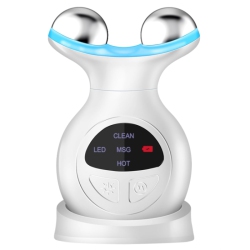 MYACUC Microcurrent Facial Device, Face Massager \w 7 Color Led Photon Therapy for Neck Wrinkles Skin Tightening & Anti Aging, Facial Wrinkle Removal
