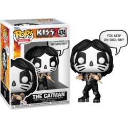 FUNKO Pop Rocks Kiss Vinyl Figure The Catman (You Keep On Shoutin') #474 Peter Criss