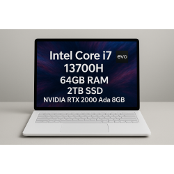 MICROSOFT Surface Laptop Studio 2 14.4" Touchscreen Pixelsense (Intel Core I7 Evo 13700H/64GB Ram/2Tb SSD/ Nvidia Rtx 2000 Ada 8GB) In Platinum