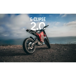 SOLAR SCOOTERS USA Solar E-Clipse 2.0 Electric Dirt Bike, 95 Kph Top Speed, 10000W Peak Motor, 120 Km Range
