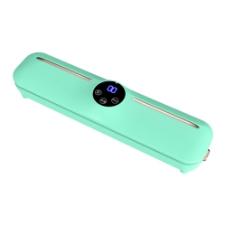 THE WAY Automatic Vacuum Sealer Food Packaging Machine Small Portable Household Food Preservation Sealer - Hb-502 [Green] Vacuum Laminator - Us Plug