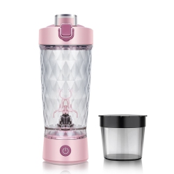 THE WAY Automatic Mixing Cup Rechargeable Shaker Blenderbottle Milkshake Protein Powder Fitness Electric Shaker Cup - In Pink