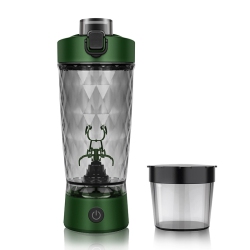 THE WAY Automatic Mixing Cup Rechargeable Shaker Blenderbottle Milkshake Protein Powder Fitness Electric Shaker - In Green
