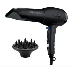 GENERIC Revlon Rv544Fblk Advanced Ionic Technology Hair Dryer \w Diffuser, Powerful, Ionic Hair Dryer \w Concentrator, Quick Dry, Lightweight, 2