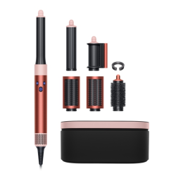 DYSON Refurbished Excellent- Airwrap Multi-Styler Complete Long Diffuse, Strawberry Bronze/blush In Pink