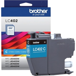 BROTHER Genuine Lc402C Standard Yield Ink Cartridge In Cyan