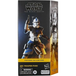 STAR WARS The Series 6 Inch Action Figure Box Art Exclusive - Arc Trooper Fives In Black