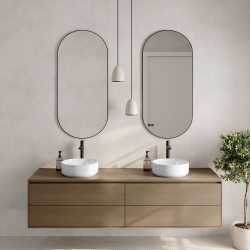 STYLISH 14"w Round Vessel Bathroom Sink P-229H-2 (2 Units) In White