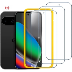 GENER for Google Pixel 10 Pro Screen Protector [3 Pack] + Camera Lens Protector [3 Pack], Tempered Glass \w Alignment Tool, 9H Hardness, Fingerprint