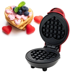 CHSSHA00 Mini Electric Heart-Shaped Waffle Maker