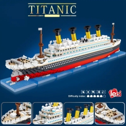 PRISMI Titanic Model Building Blocks Set – 4404PCs Super Large Cruise Ship Toy, 25.2" Collectible Display Model (No Led Lights)