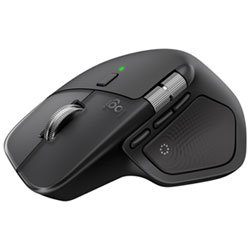 Logitech MX Master 4 Bluetooth Optical Mouse w/ Advanced Performance Haptic Feedback - Pale Grey