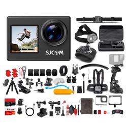 SJCAM Sj4000 Dual Screen Action Camera Bundle