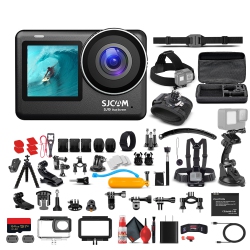 SJCAM Sj10 Pro Dual Screen Action Camera Bundle