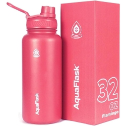 AQUAFLASKCANADA Aquaflask Original Vacuum Insulated Water Bottles 935Ml (32OZ) - Flamingo
