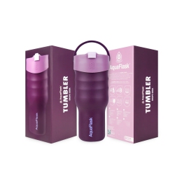 AQUAFLASKCANADA Aqua Flask Tumbler – Vacuum Insulated Stainless Steel Travel Cup 887Ml (30 OZ) - Grape Soda