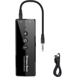 GENERIC Bluetooth 5.3 Transmitter 3-In-1, Portable Wireless Bluetooth Adapter, Rechargeable Bluetooth Transmitter