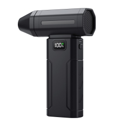 MYACUC Portable 100, 000Rpm Turbo Jet Handheld Fan With 5 Speed Settings Rechargeable Battery Cooling Fan for Outdoor Camping Activities