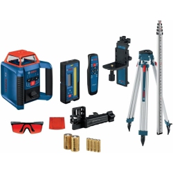 BOSCH Revolve2000 Grl2000-40Hvk Exterior 2000Ft Range Horizontal/vertical Self-Leveling Cordless Rotary Laser Kit