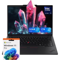 LENOVO - Thinkpad T14 G5 14" Wuxga Laptop, Intel Ultra 5 125U, 1Tb SSD, 32GB Ddr5, Intel Graphics, Backlit Keyboard, Fingerprint Reader, Win 11 Pro