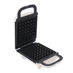 CHSSHA00 Mini Waffle Maker, Electric Abs Stainless Steel Waffle Sandwich 2-In-1 Breakfast Maker Multi-Function Fast Double-Sided Heating for Home/out