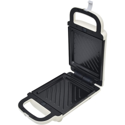 CHSSHA00 Mini Waffle Maker, Electric Abs Stainless Steel Waffle Sandwich 2-In-1 Breakfast Maker Multi-Function Fast Double-Sided Heating for Home/out