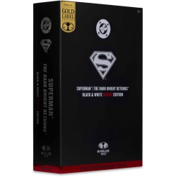 DC Multiverse The Dark Knight Returns 7 Inch Action Figure Exclusive - Superman Black & Edition Gold Label In White