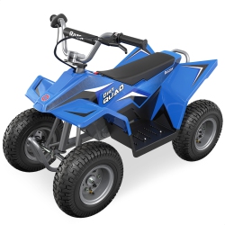 RAZOR Kids Electric Mini Dirt Quad Bike 4 Wheeler Atv 24 Volt In Blue