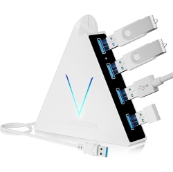 GENERIC Joyreken 4-Port USB 3.0 Hub, Flyingvhub Vertical Data USB Hub \w 2 Ft Extended Cable, for Mac, PC, Xbox One, Ps4, Ps5, Imac, Surface Pro