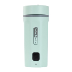 THE WAY Portable Electric Thermos Cup for Business And Outdoor Travel - 304 Stainless Steel Boiler With Anti-Dry Boil 550Ml - Us Plug - In Green