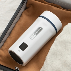 THE WAY Portable Electric Thermos Cup for Business And Outdoor Travel - 304 Stainless Steel Boiler With Anti-Dry Boil 550Ml - Us Regulations -