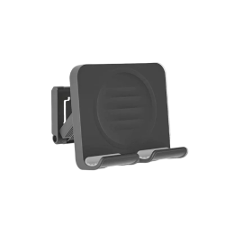 GREEN SCENIC Phone Wall Mount | Adjustable Shower Phone Holder | Adjustable Bathroom Smartphone Wall Mount - In Black