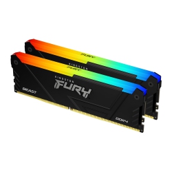 KINGSTON Fury 32GB (2X16GB) Beast 3600Mt/s Ddr4 Cl18 Desktop Memory Kit Of 2 | Intel Xmp | Amd Ryzen | Plug N Play | RGB Infrared Syncing