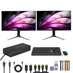 ALIENWARE Pack Of 2X 27" 1440P 280Hz Gaming Monitor, Dell Universal Dock