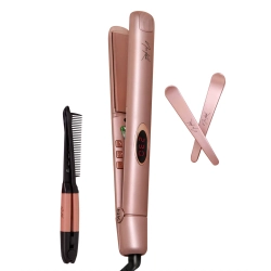 NUME Megastar Flat Iron X Nkb Stylista – 1-Inch Tourmaline Hair Straightener