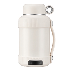 THE WAY Portable Electric Water Cup Travel Kettle Home Multi-Function Thermos Cup 110V Us Regulator - In White