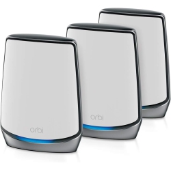 NETGEAR Refurbished (Good) Orbi Whole Home Tri-Band Mesh Wi-Fi 6 System (Rbk853) – 1 Router With 2 Satellite Extenders