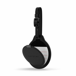 SATECHI Vegan-Leather Findall Luggage Tag | In Black