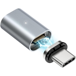 THE WAY USB4 Full-Function Type-C Magnetic Adapter 90-Degree Elbow Thunderbolt 40GB/8K Transfer Computer Converter - Tz31 (Main Unit + Magnetic